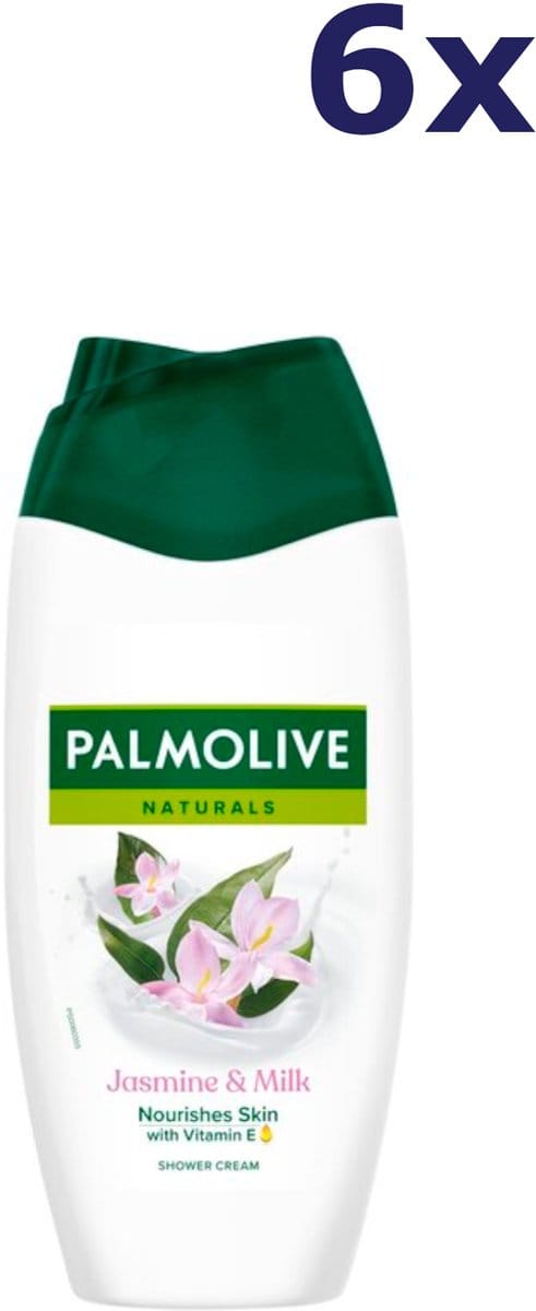 6x Palmolive Douchegel – Naturals Jasmine & Melk 250 ml