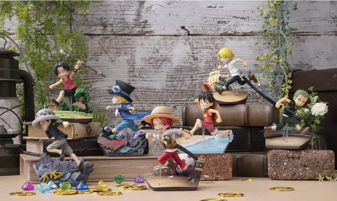 Verzamelfiguur van PVC Megahouse One Piece G.E.M. Series Shanks Run! Run! Run!
