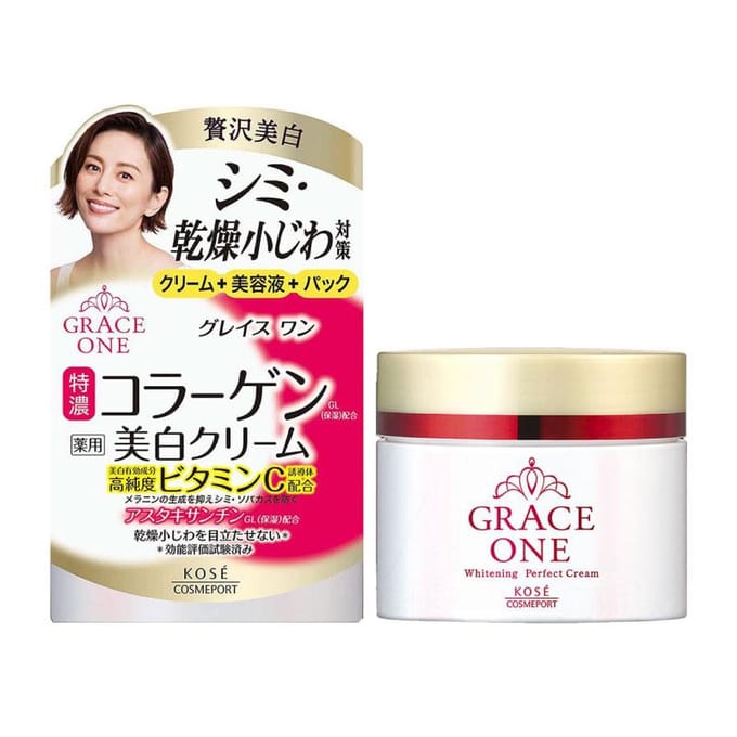 Kose - Grace One - Whitening Perfect Gel Cream - 100g