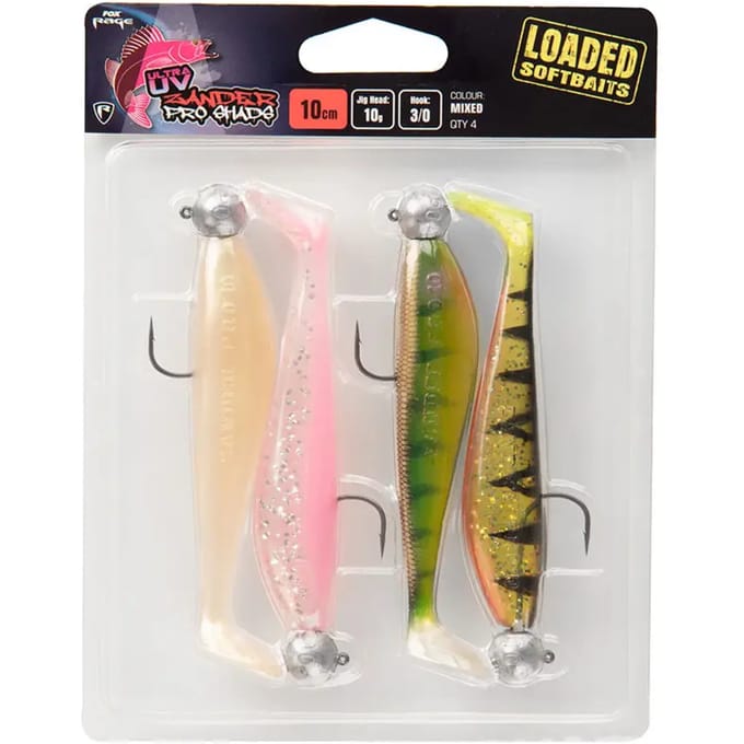 Fox Rage Zander Pro Loaded UV - 7.5 cm - mixed colour pack