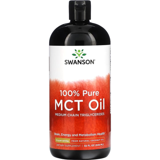 100% Pure Mct-olie, 14G, 946Ml(32 fl oz)