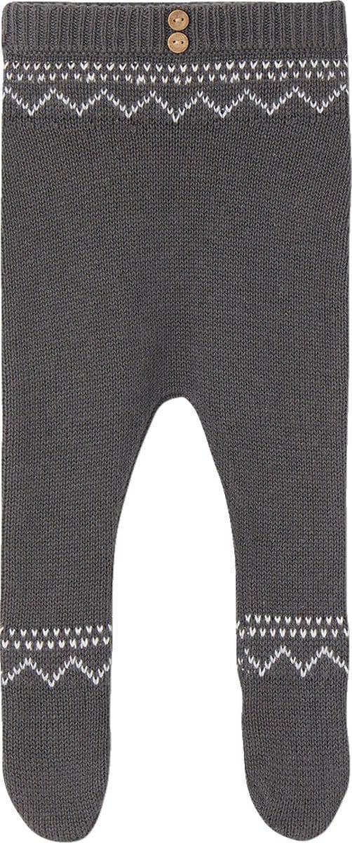 Vertbaudet Broek met voetjes van jacquard tricot baby