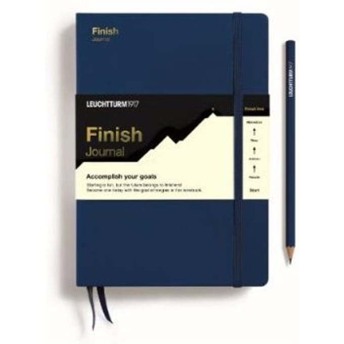 Leuchtturm notitieboekje finish journal medium a5 navy
