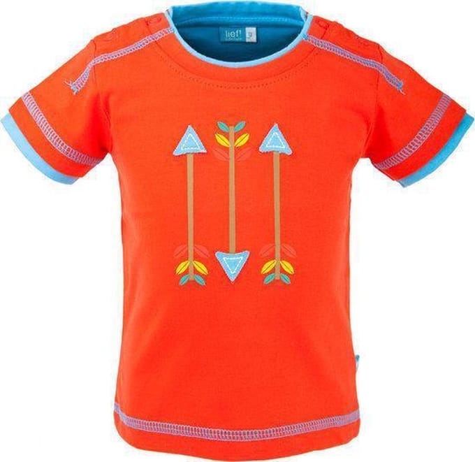 lief! Jongens T-shirt - Grenadine - Maat 62