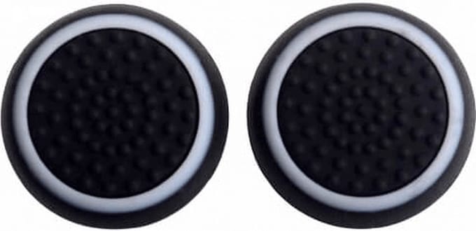 Scoby - Thumb Grips - Gripjes voor Controller - Pro Gaming Set - Gaming Gear - 1 Paar - Wit/Zwart