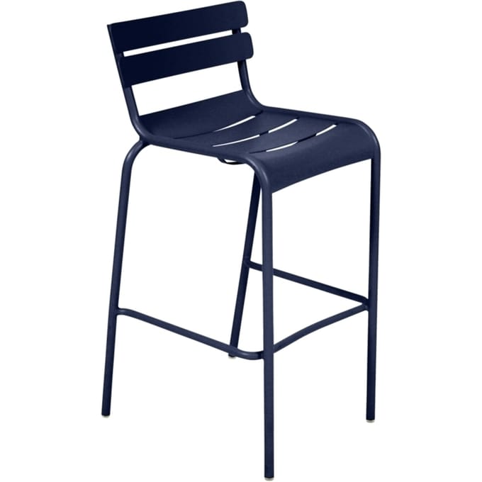Fermob LUXEMBOURG barkruk met rugleuning - 92 abyssblauw