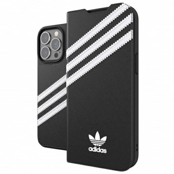 Adidas OR Booklet Case PU for iPhone 13 Pro / iPhone 13 - Black & White