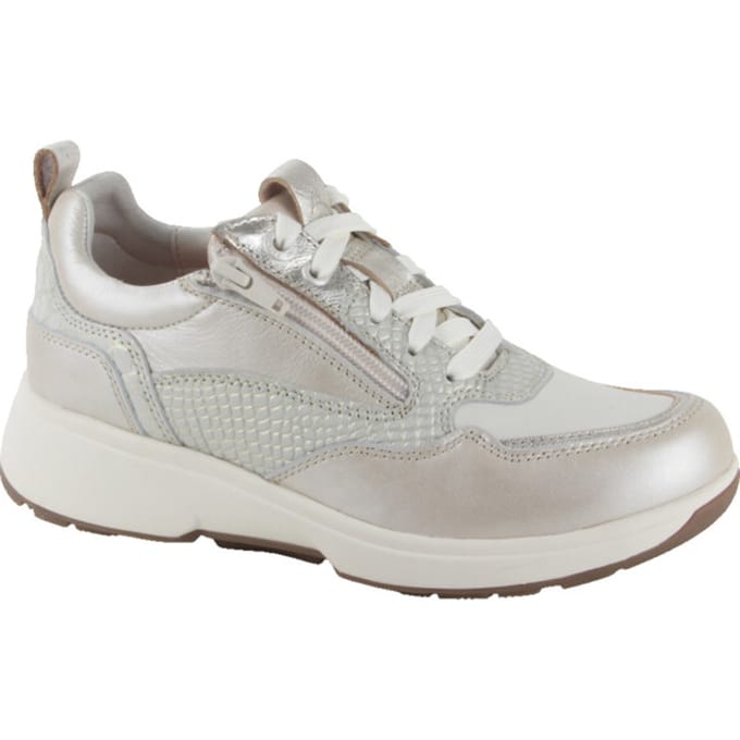 Xsensible Grenoble Stretchwalker Sneakers - Dames - Zilver - Maat:43