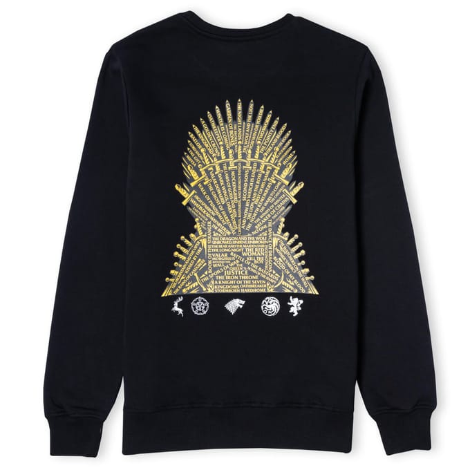 Game of Thrones Win Or Die Unisex Sweatshirt - Zwart - L