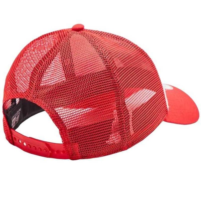 New Era Heren Chicago Bulls Trucker Cap (Wit/rood)