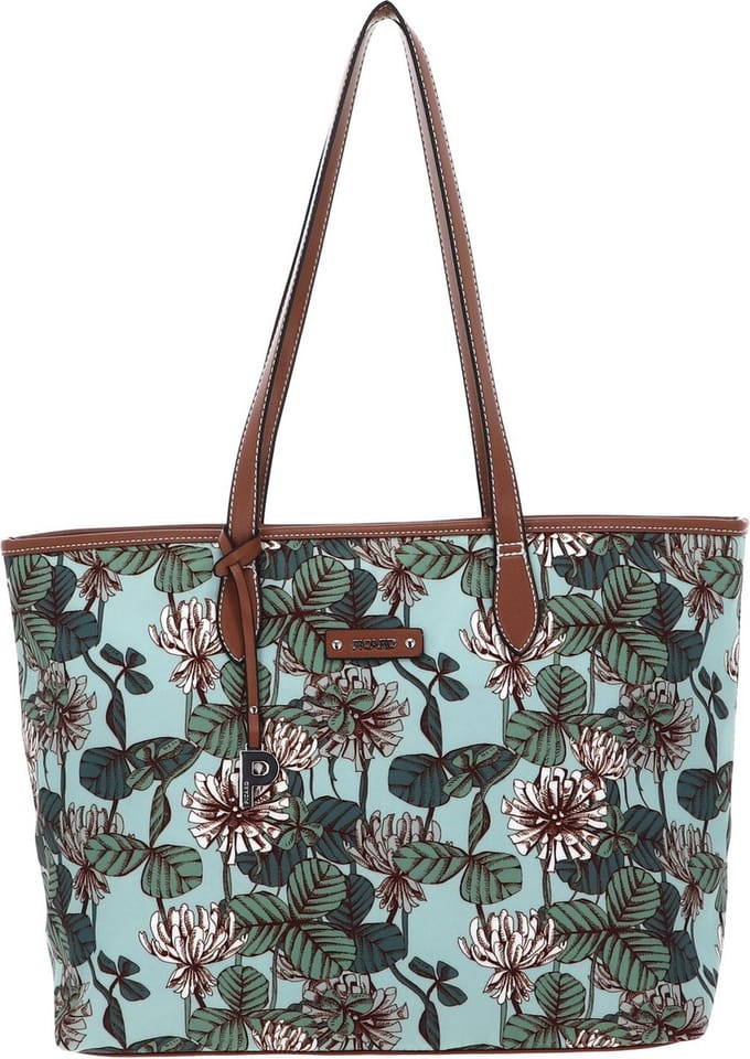 PICARD Schoudertas Sonja Shopper Flowerbed Turquoise