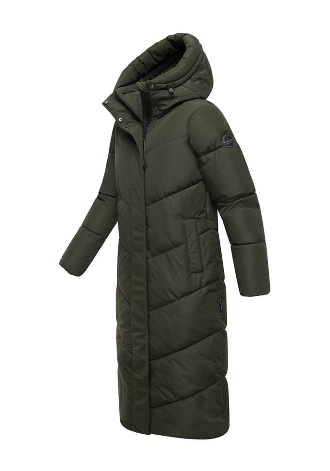 Marikoo dames wintermantel Ranjaa gewatteerd met capuchon & reflecterende details