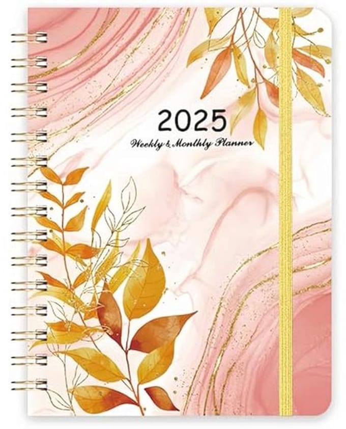 Agenda 2025 A5 - Weekplanner en Persoonlijke Organizer met Ringband