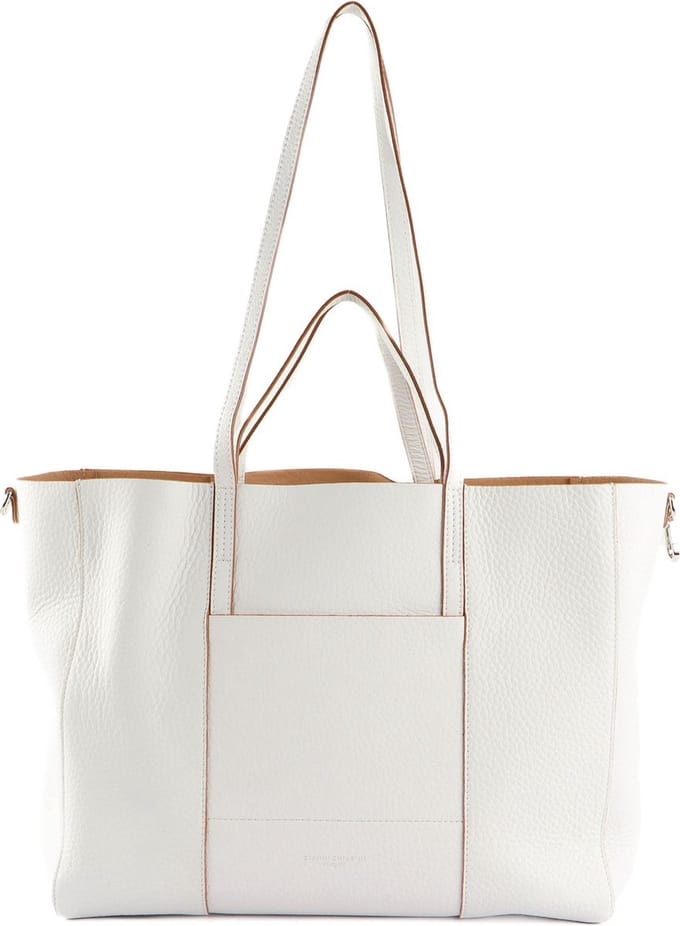 GIANNI CHIARINI Schoudertas Shopper Superlight Shopping Bag Bianco - Nature Wit