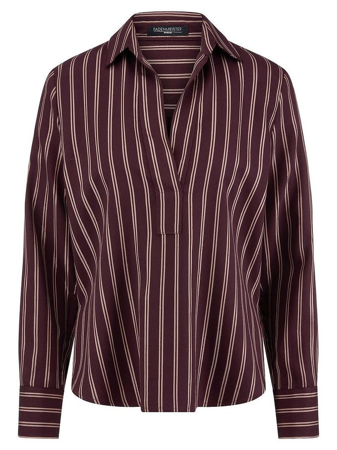 Blouse Van Fadenmeister Berlin rood