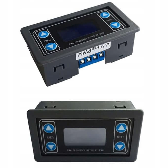 Digitale XY-PWM generator 1Hz-150kHz 3,3-30V met UART LCD