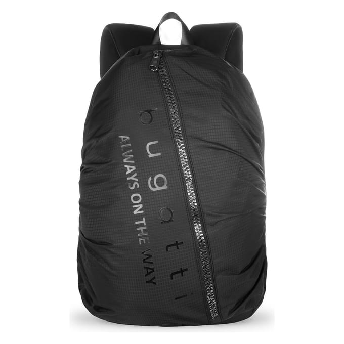 bugatti rugzak met laptopvak Letters Backpack 20L Black zwart