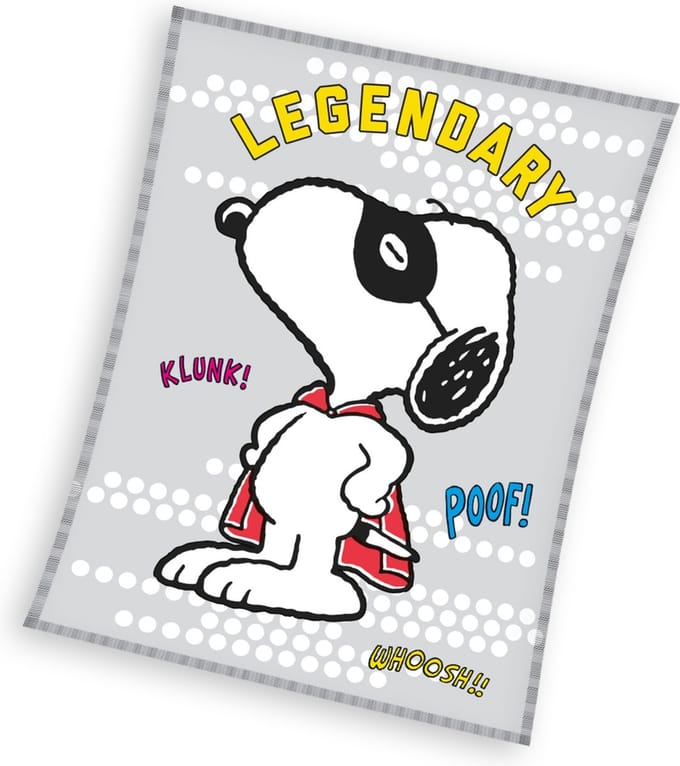 Snoopy fleece plaid Legendary - 150 x 200 cm