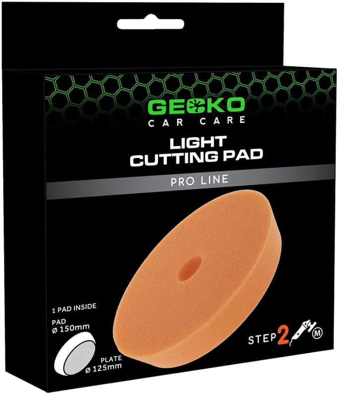 Gecko Polijstpad Licht Oranje 150mm