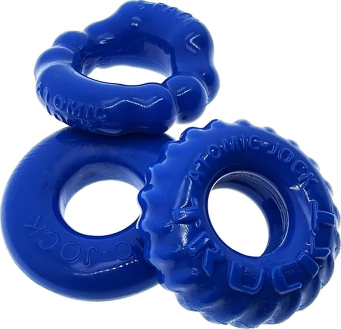 Oxballs - Bonemaker Cockring Set - 3 stuks - Blauw