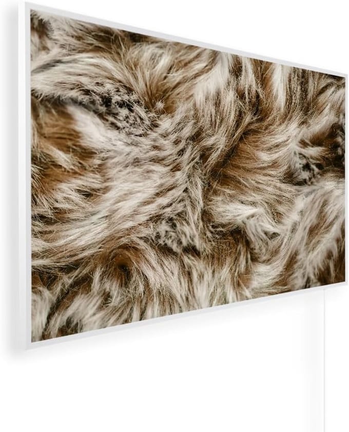 Infrarood Verwarming met Afbeelding - 450 Watt - Wit - 5 Jaar Garantie
