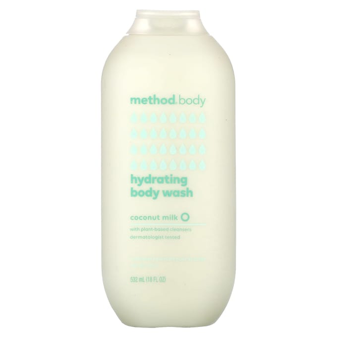 Méthode, gel douche, rétention d'humidité, 532 ml (18 fl oz) white