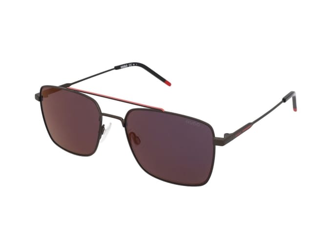 Hugo HG 1177/S Matte black red 57/18/145 MAN Zonnebrillen