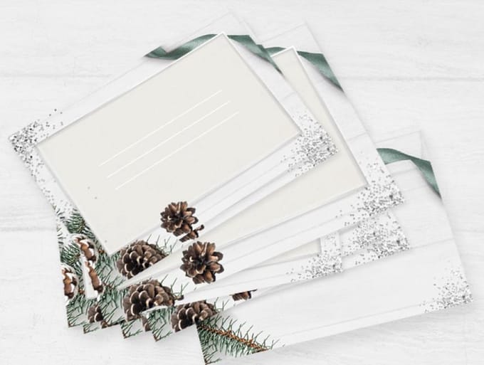 Enveloppen Kerst - 25 stuks - C6 formaat met plakstripsluiting - Christmas Envelop Glitter