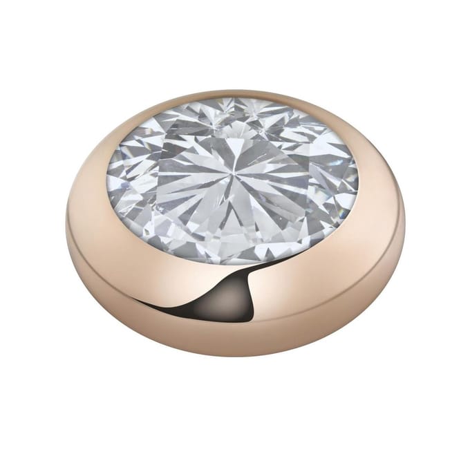 Melano vivid cz steentje - rosekleurig - dames - crystal