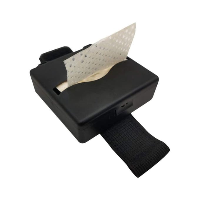 Distributeur de Papier pour Permanente de Salon, Papier pour Coloration Capillaire, Papier pour Permanente Capillaire, Outil de Coiffage black