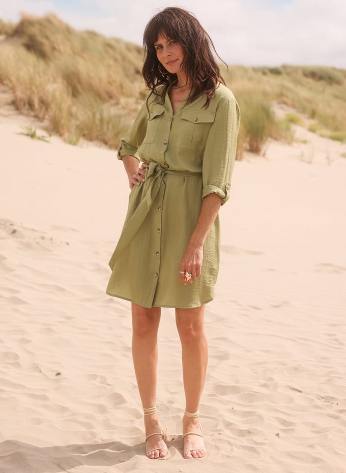 YEST Kristel One pieces - Botanic Green - maat 42