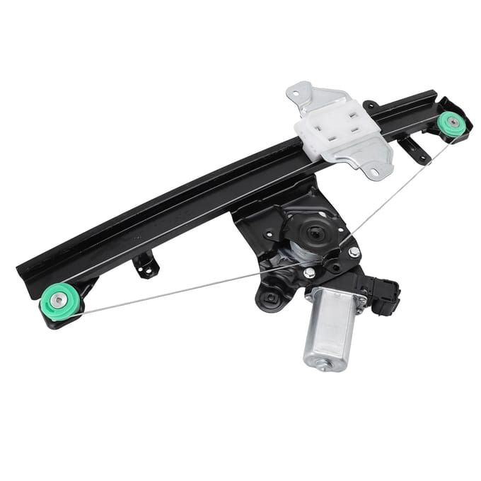 Lève-vitre électrique avec moteur Puissant alliage d'acier Lève-vitre électrique Assemblage de levage Remplacement pour Sentra black