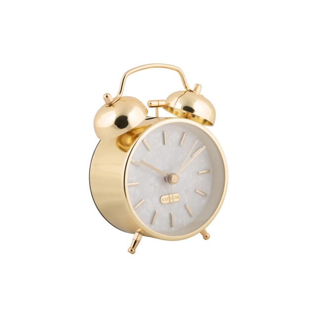 Karlsson wekker pearl glow verguld