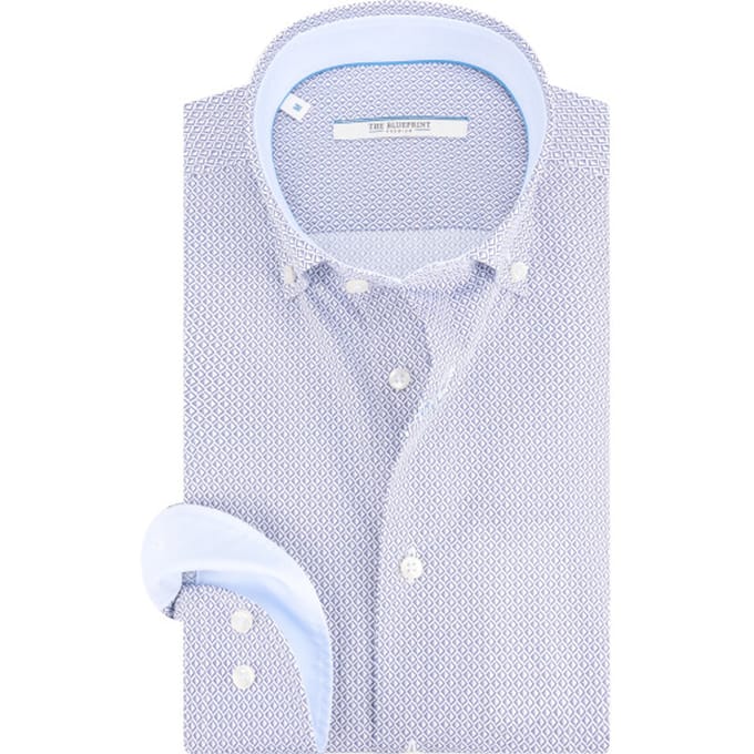 The Blueprint trendy overhemd met lange mouwen bp53-6