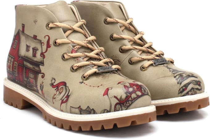 GOBY - Santa's House - Boots - Sneakers - Laarzen - Hoge kwaliteit - Handmade - Maat 42