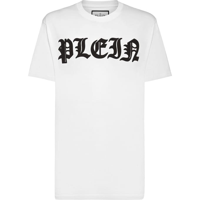 T-Shirt Ronde Hals Gothic Plein