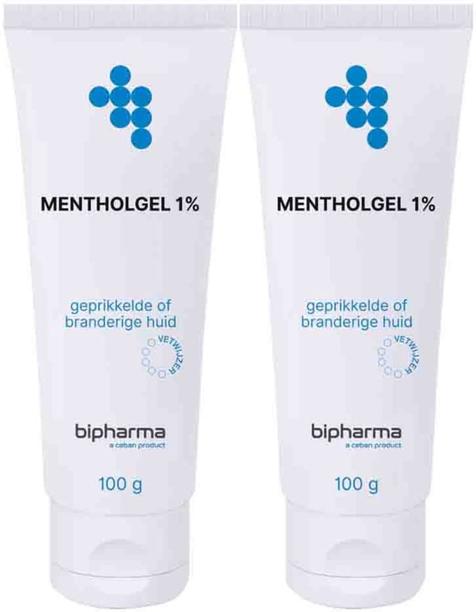 Bipharma Mentholgel 1% - 2 x 100 gr - Voordeelverpakking