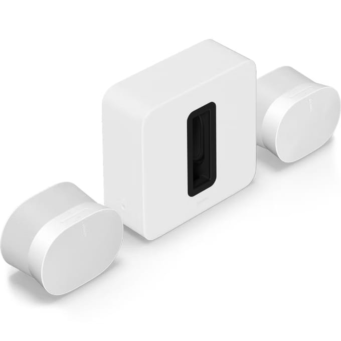 Sonos Premium Uitbreidingsset - Sub 4 + Era 300 - 2 Pack - Wit