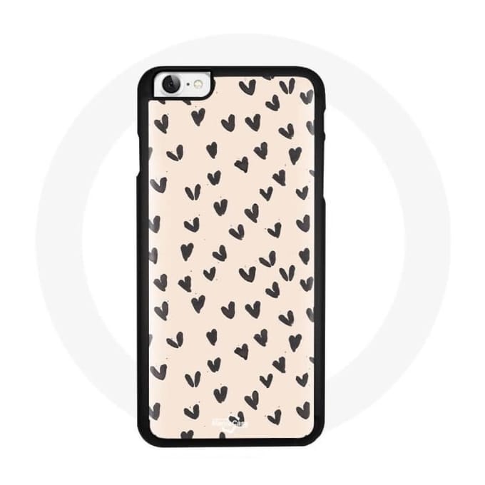 Iphone 6 Hoesje Zwarte Harten