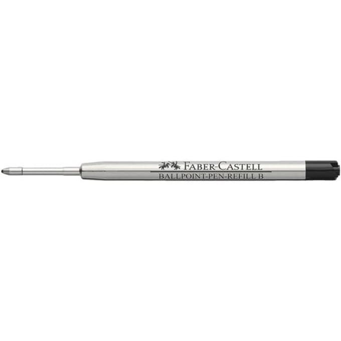 Faber-Castell balpenvulling - schrijfbreedte B - zwart - FC-148742