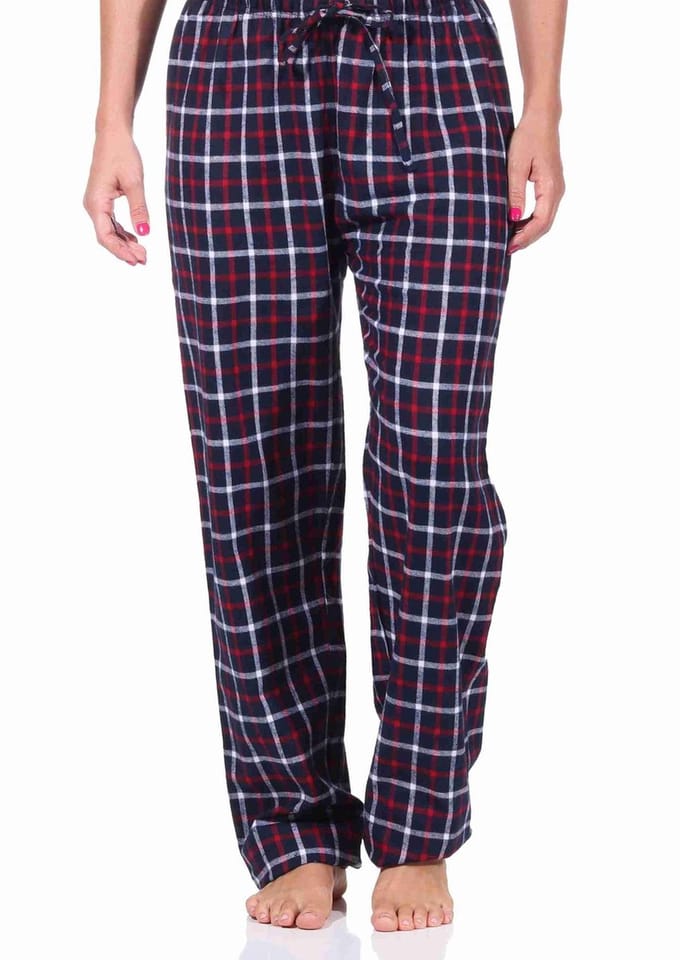 Dames Flanellen Geruite Katoenen Pyjamabroek - 222 222 15 870