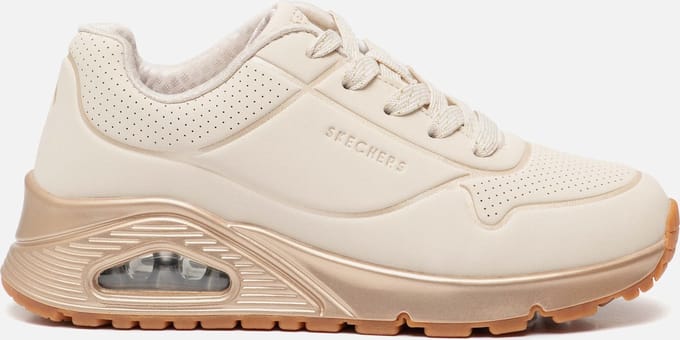 Skechers Uno Gen1-Cool Heels Meisjes Sneakers - Beige