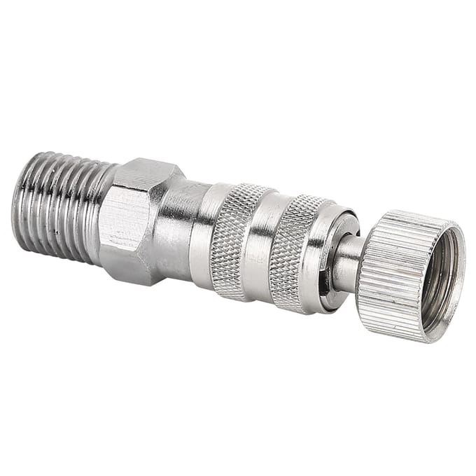 Professionele Airbrush Koppeling Snelkoppeling Ontkoppelingsfitting Koppeling Connector gray