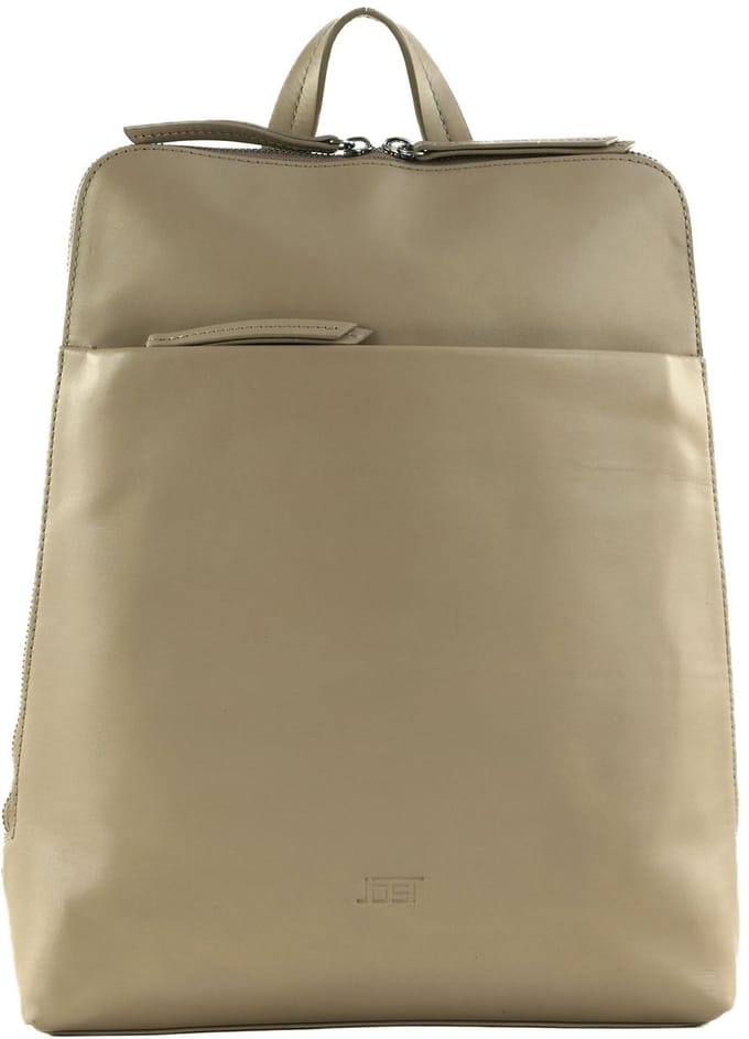 JOST Leren vrijetijdsrugzak rugzak Arva Backpack Ecru Taupe