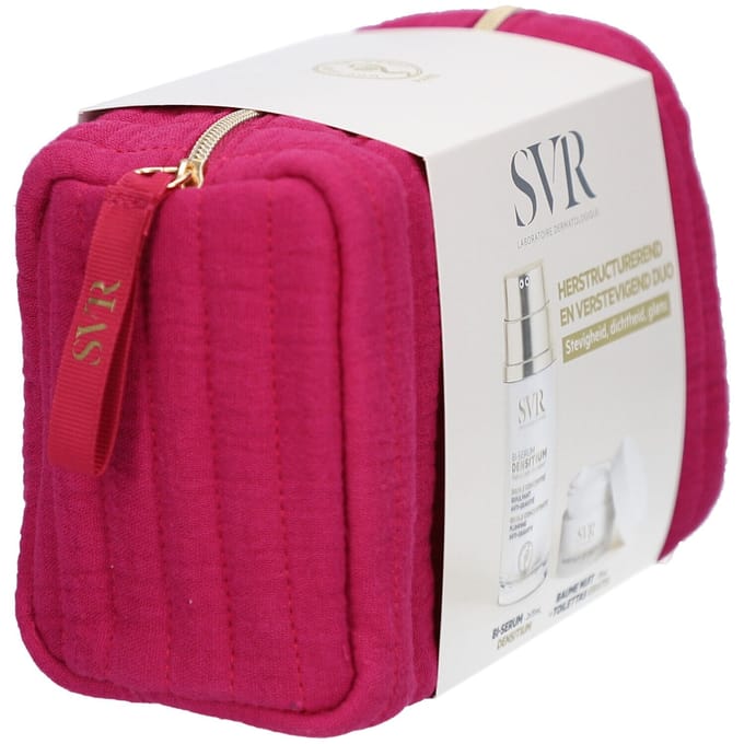SVR Densitium Bi-Sérum 2 x 15 ml + Baume Nuit Réparation Globale 15 ml + Gratis etui