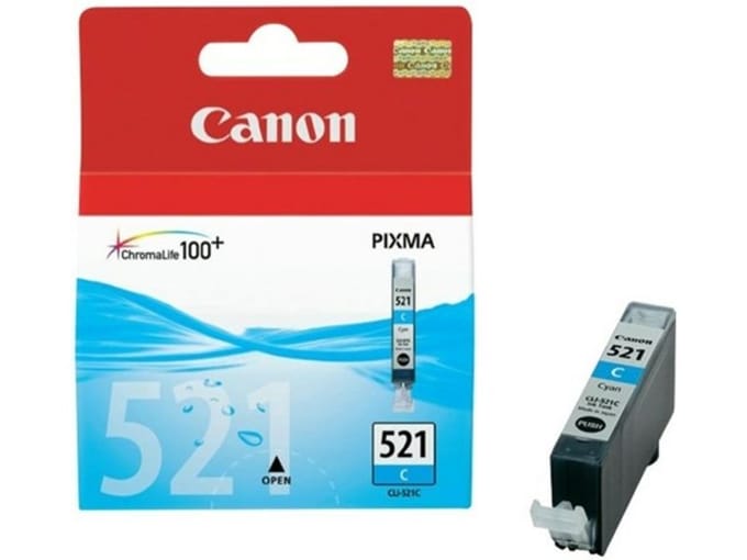 Canon CLI-521C - Inktcartridge - Origineel - Standaard capaciteit - Cyaan