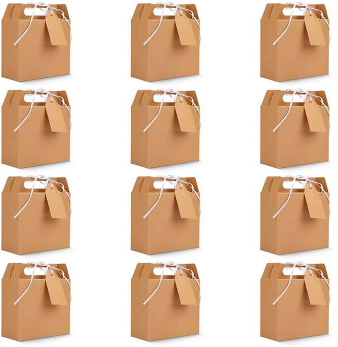 Dailygoody - Bruine Snoep Geschenk Doosjes - 20 Pak - voor