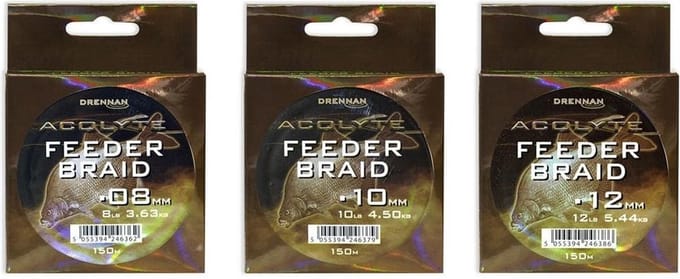 Drennan Acolyte Feeder Braid (150m) - Maat : 0.08mm