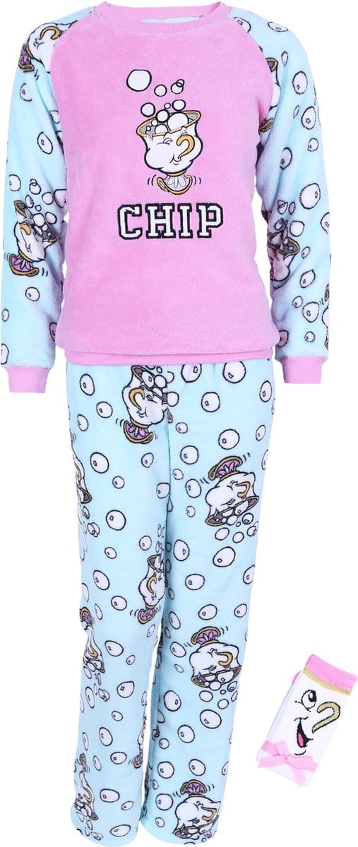 Set: Roze pyjama + Prinses DISNEY sokken