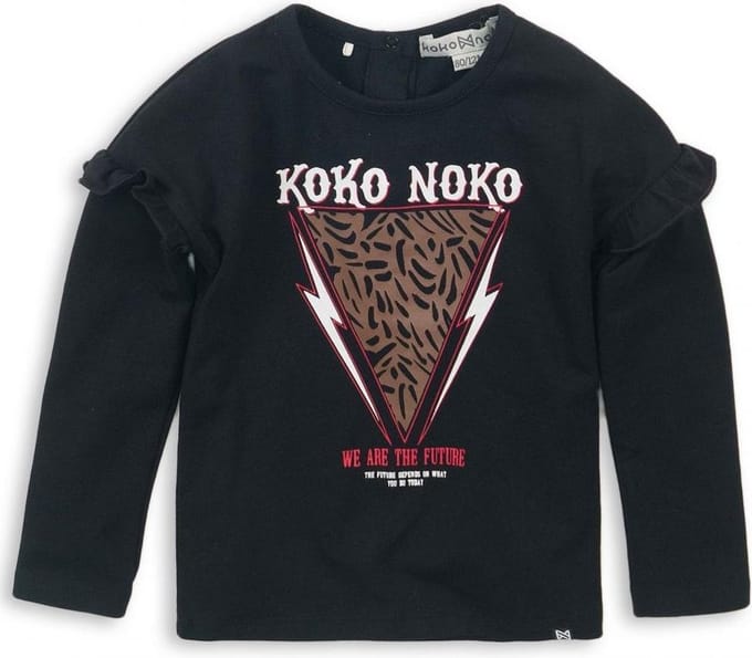 Koko Noko Longsleeve zwart Maat: 86